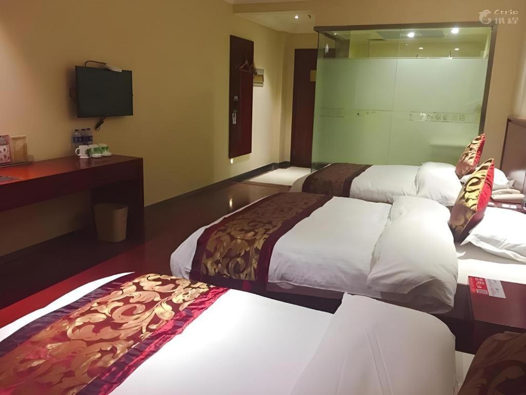 Greentree Inn Jiangsu Nantong Qidong Bus Station Express Hotel Hexingzhen Exterior foto