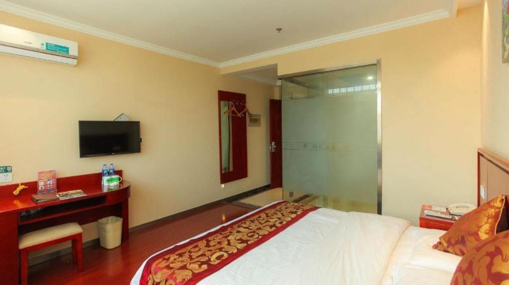 Greentree Inn Jiangsu Nantong Qidong Bus Station Express Hotel Hexingzhen Exterior foto