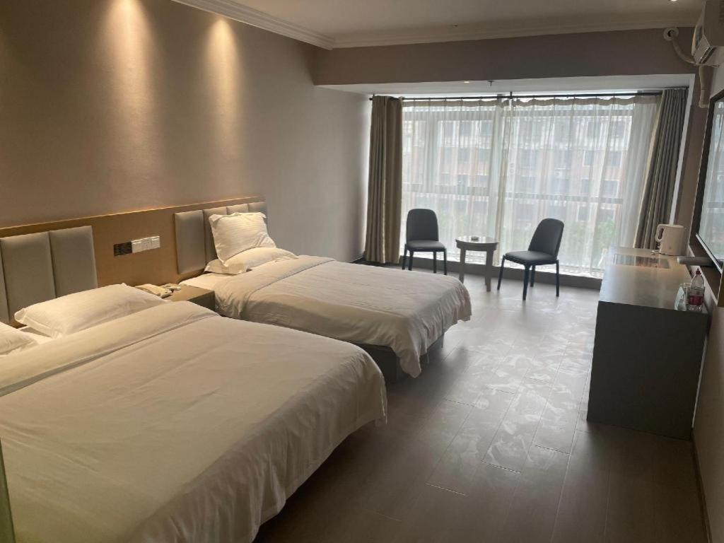 Greentree Inn Jiangsu Nantong Qidong Bus Station Express Hotel Hexingzhen Exterior foto