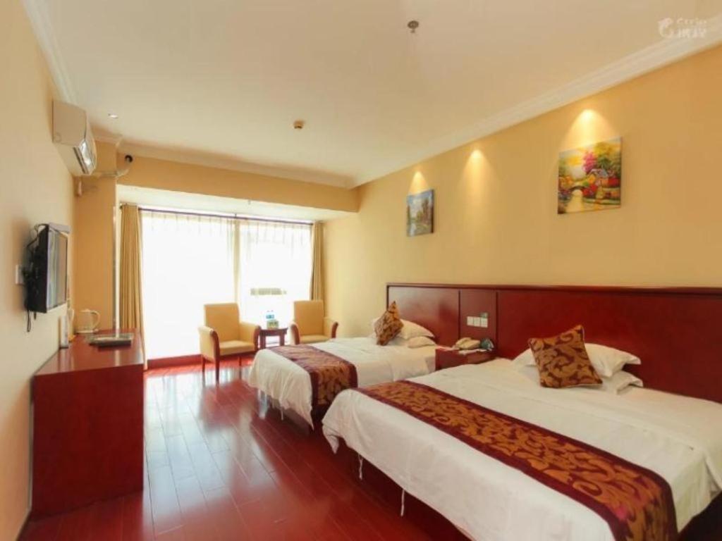 Greentree Inn Jiangsu Nantong Qidong Bus Station Express Hotel Hexingzhen Exterior foto