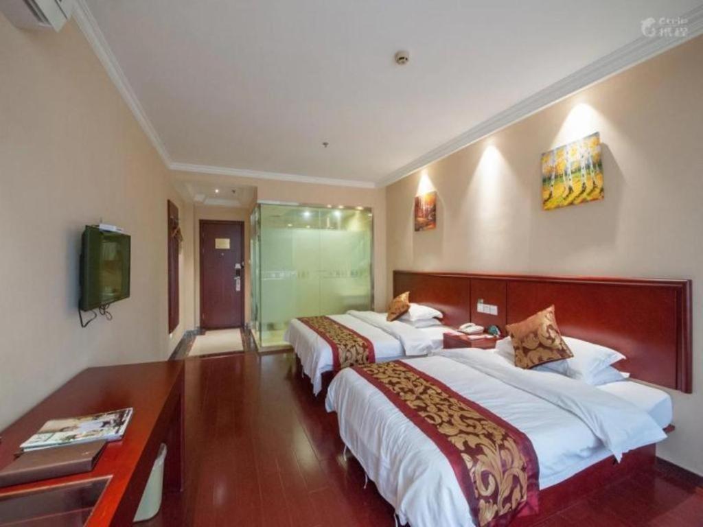 Greentree Inn Jiangsu Nantong Qidong Bus Station Express Hotel Hexingzhen Exterior foto